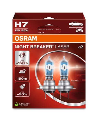 Duopack osram alogeno 12v - duopack, h7